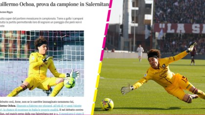 Prensa italiana halaga a Memo Ochoa tras su debut con Salernitana