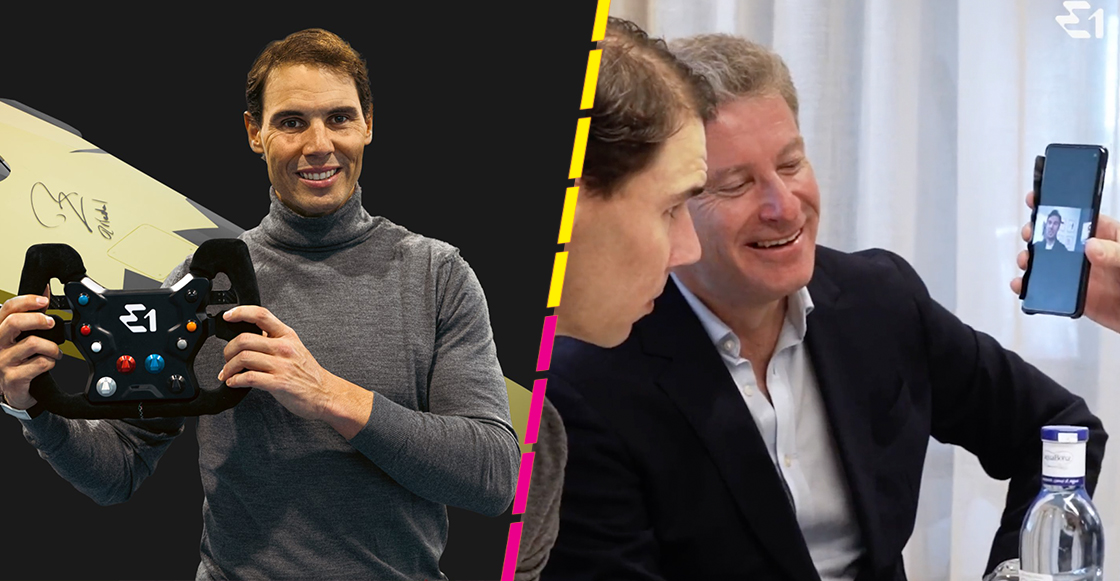 "Veremos quién es campeón del agua": El reto de Checo Pérez a Rafa Nadal en el Mundial de botes eléctricos