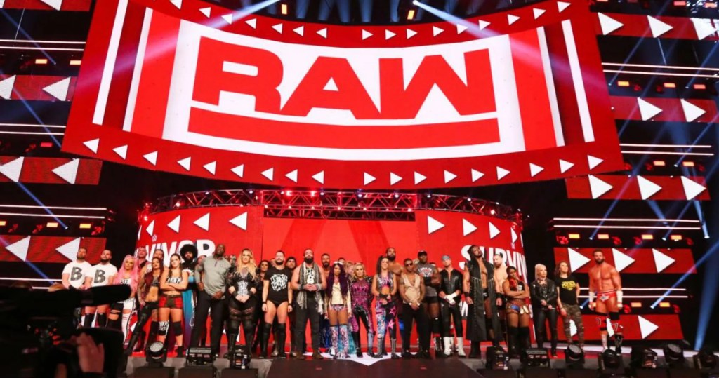 Luchadores de WWE en Raw