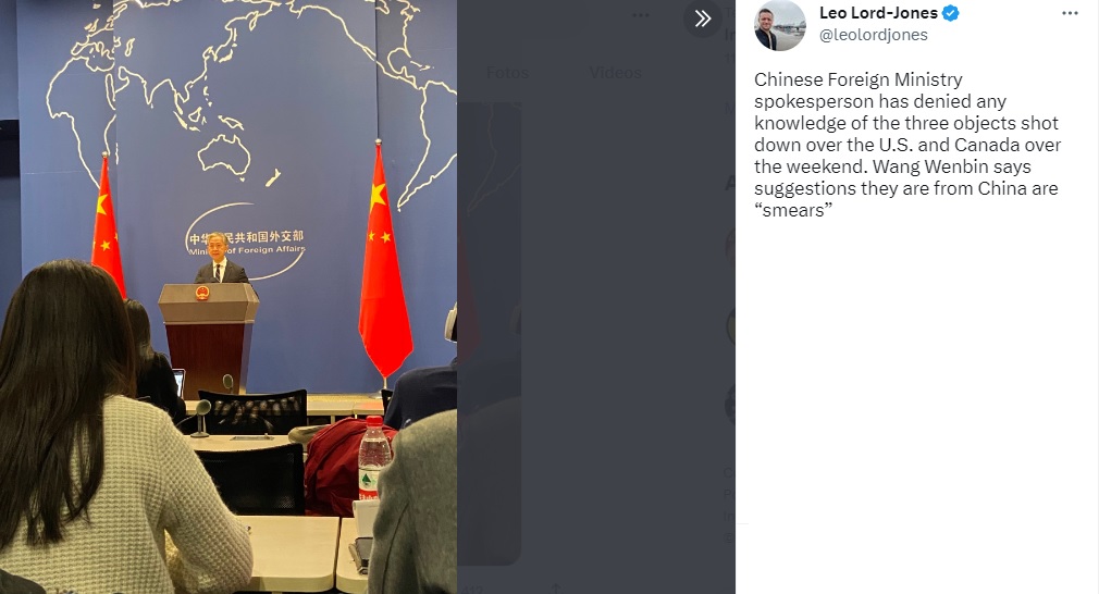 China vocero ministro exteriores