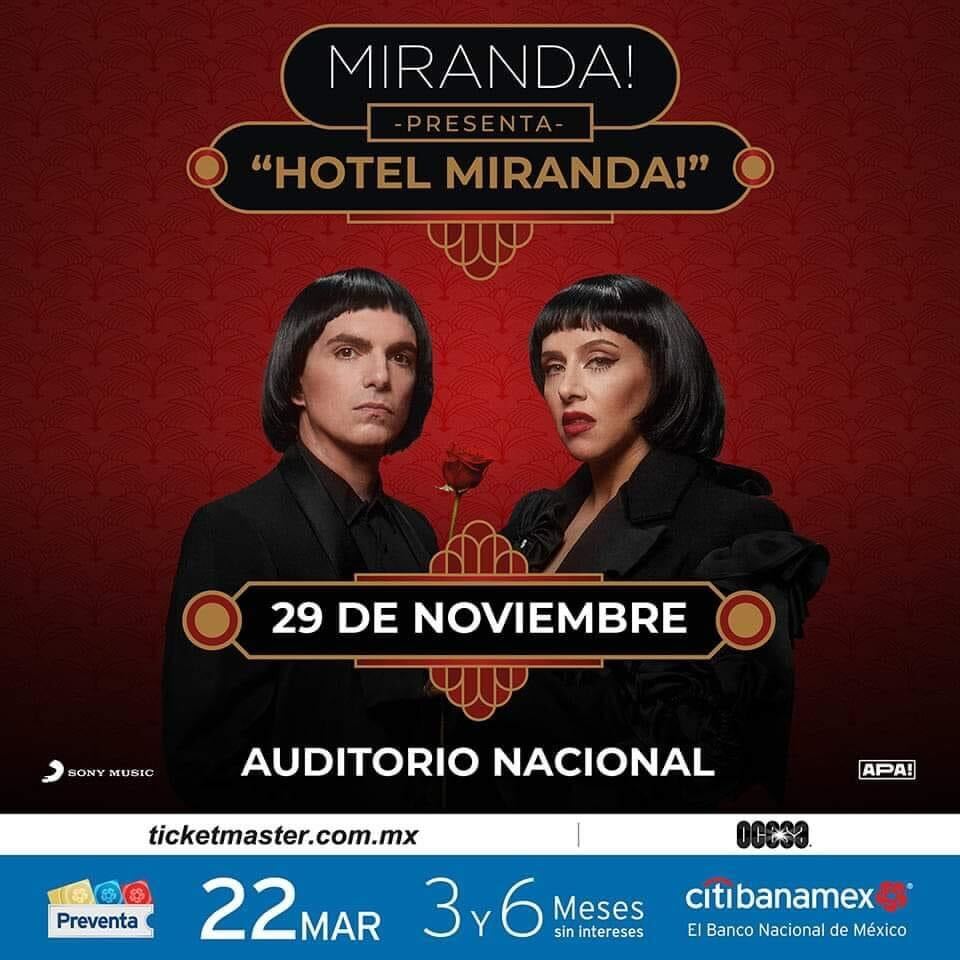 Miranda Auditorio Nacional agenda conciertos 2023