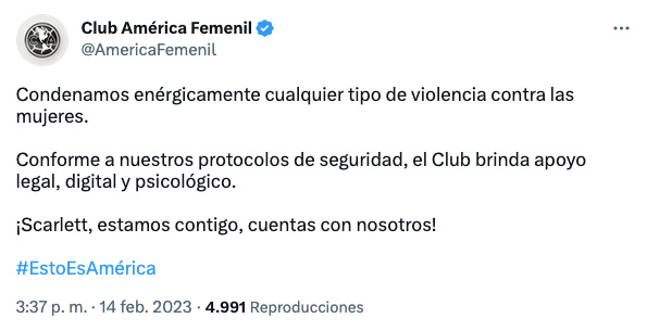 Postura Club América Camberos