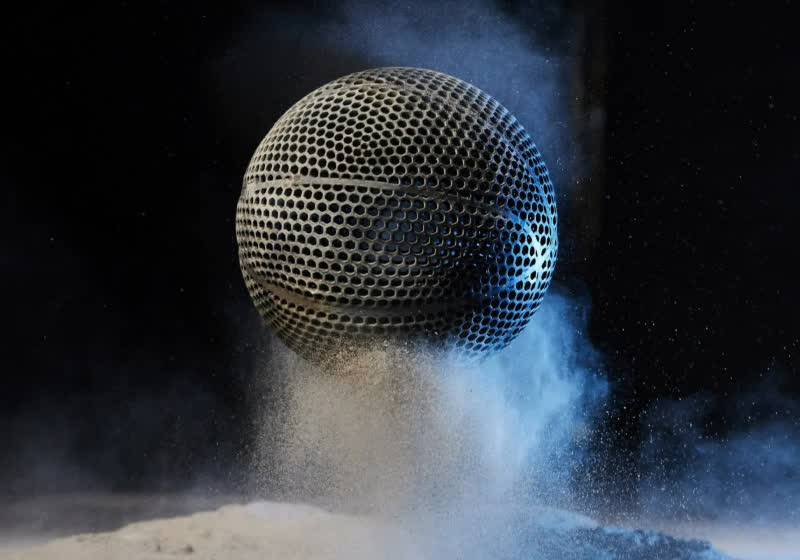 El nuevo balón de basquetbol impreso en 3D y que no necesita aire