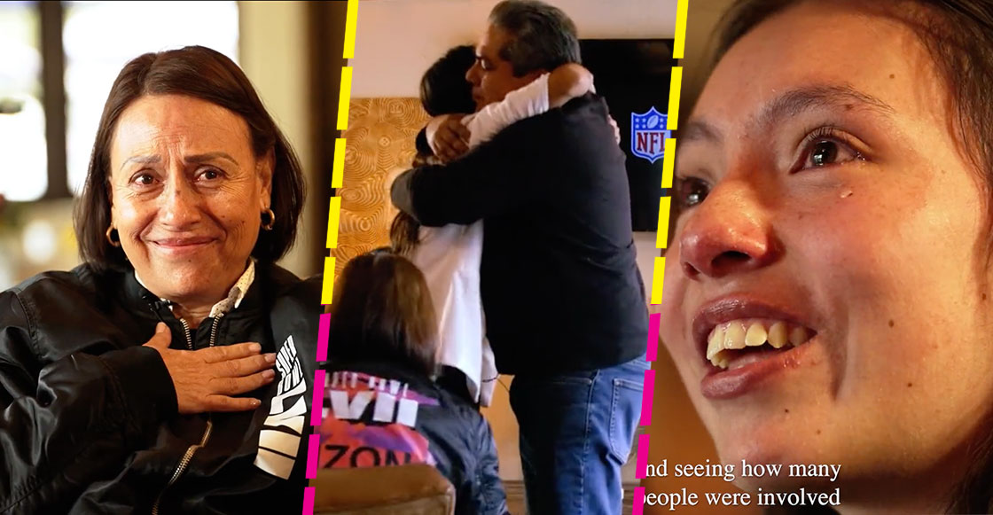 La emoción de los padres de Diana Flores al ver su comercial para el Super Bowl