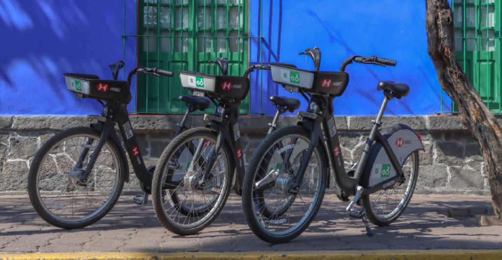 Bicicletas de ECOBICI en Coyoacán