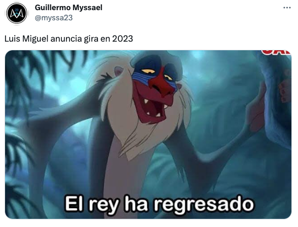 Luis Miguel regresará este 2023 y el internet perdió la cabeza