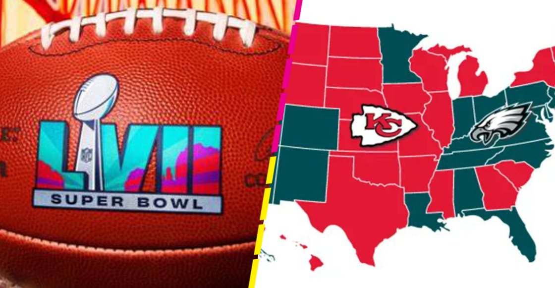 Con Chiefs o Eagles: ¿En Estados Unidos, a qué equipo apoya cada estado para ganar el Super Bowl?