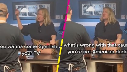 Mujer atacó a un empleado latino por ver la tele en español