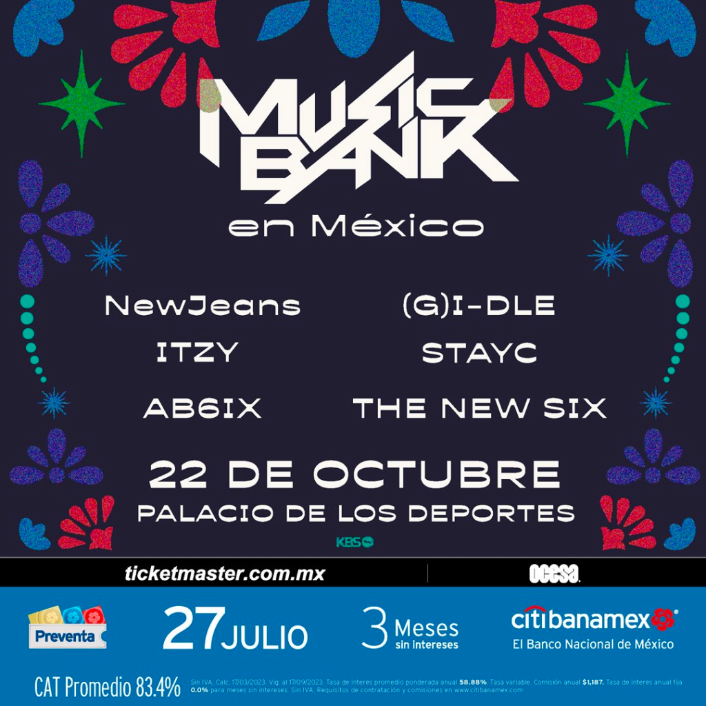 Agenda de conciertos en México 2023