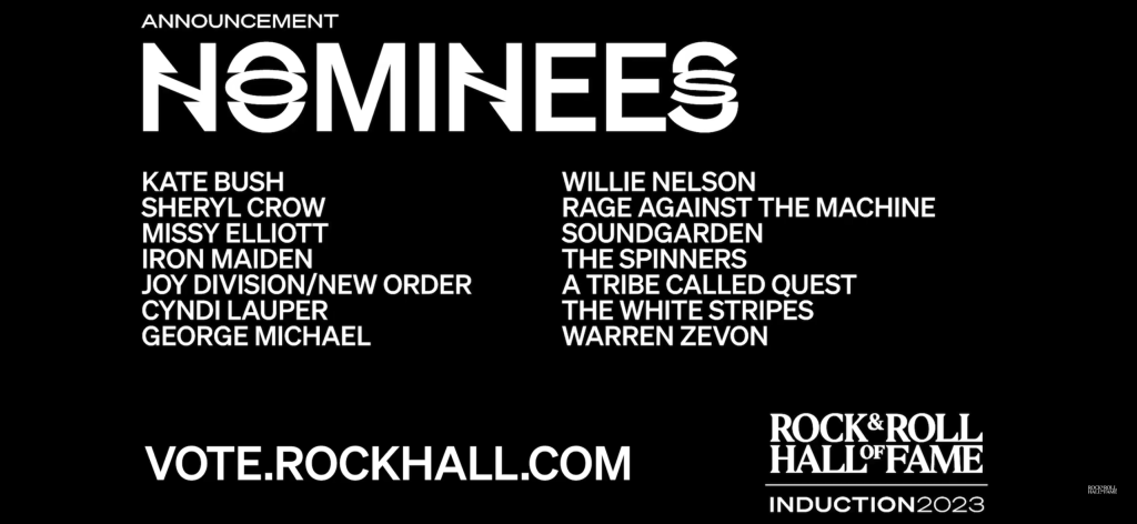 Estos son los 15 nominados al Rock & Roll Hall of Fame 2023
