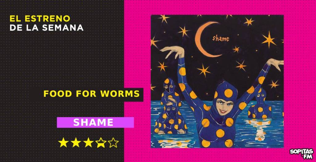 Portada del álbum 'Food For Worms' de Shame
