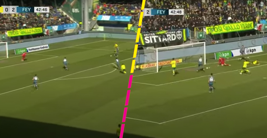 Échale ojo al gol de Santi Giménez en el triunfo del Feyenoord ante Fortuna Sittard