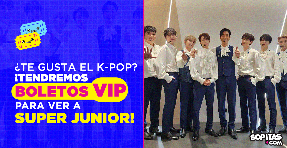 Tenemos boletos para Super Junior en CDMX (y les decimos cómo ganarlos)