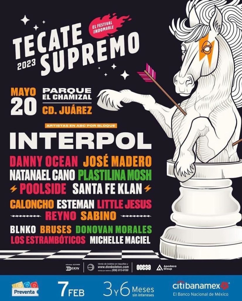 Esta es la agenda de conciertos y festivales en México para 2023