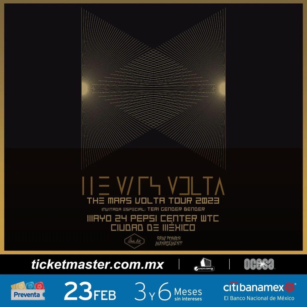 The Mars Volta regresa a México este 2023 y les damos todos los detalles