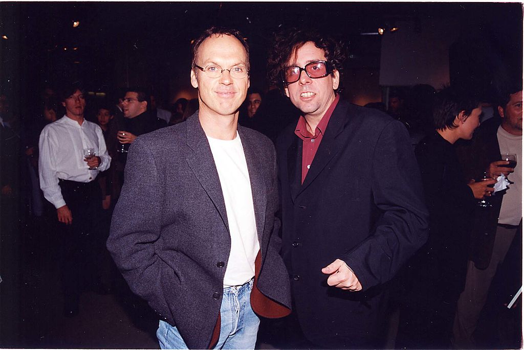 El actor Michael Keaton y y el director Tim Burton
