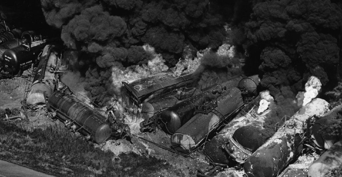La historia se repite El choque de tren con químicos en 1982 que