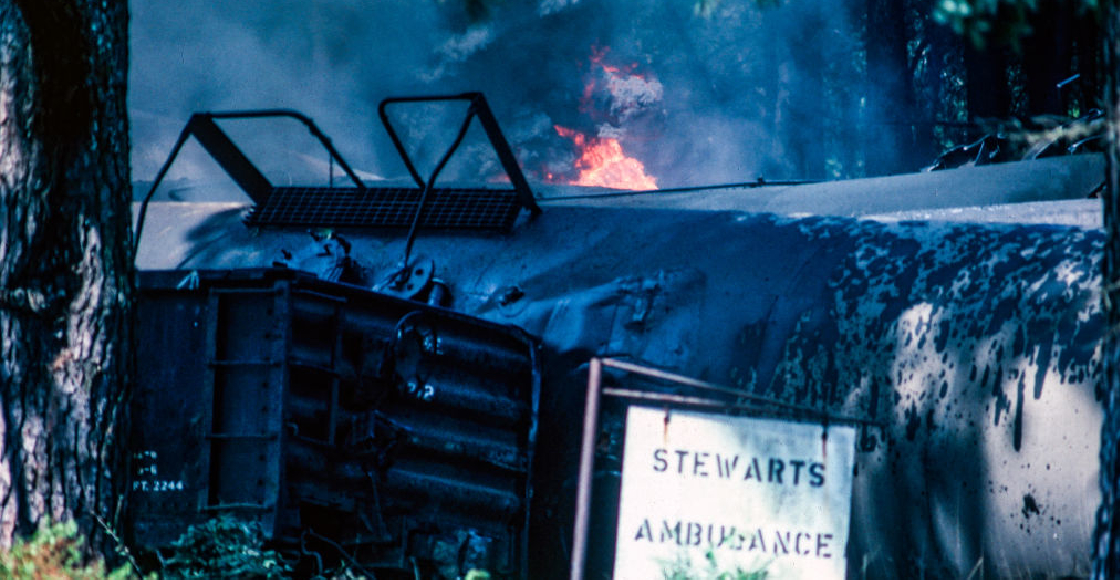 La historia se repite El choque de tren con químicos en 1982 que