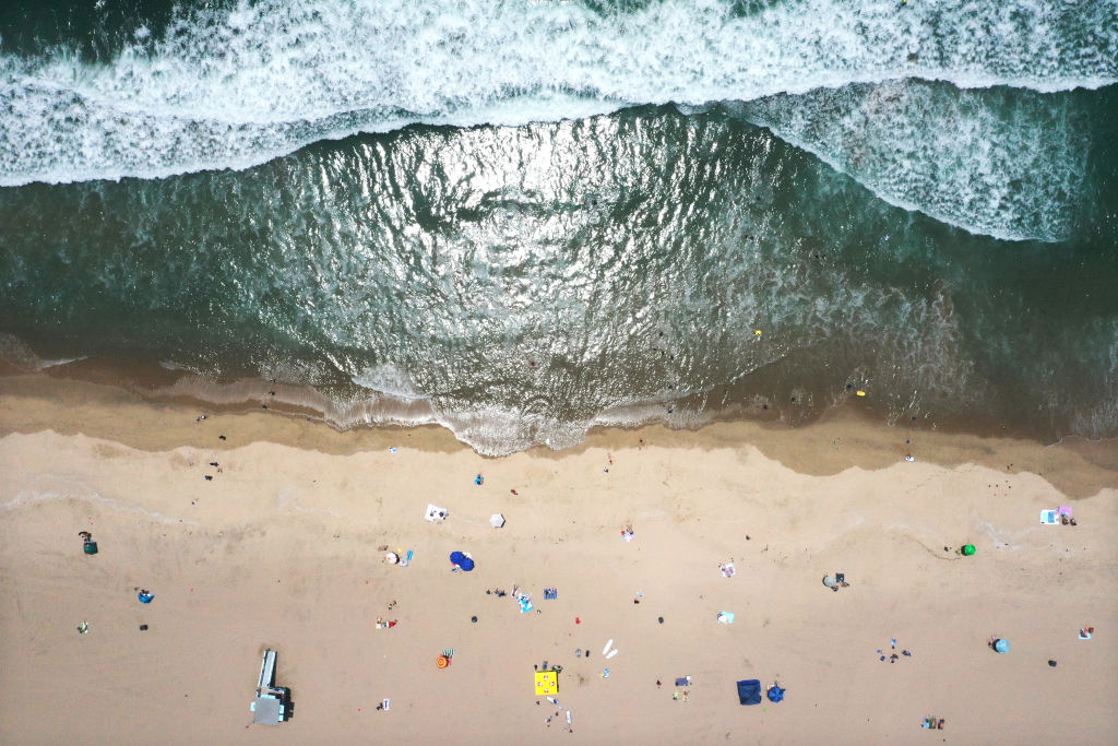 foto aérea de una playa
