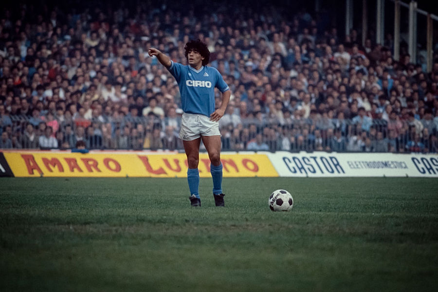 Maradona Napoli Champions League