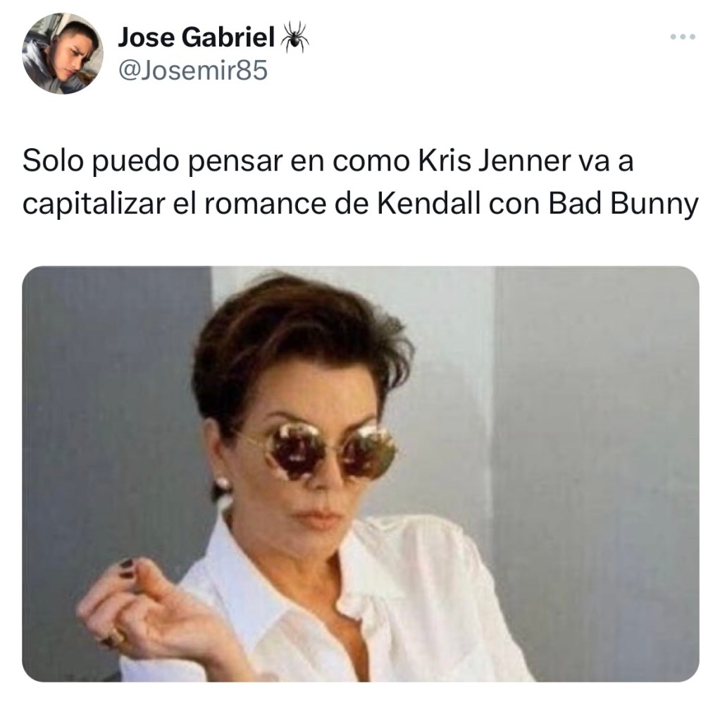 Las mejores reacciones al beso de Bad Bunny y Kendall Jenner