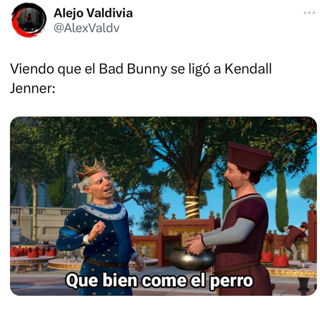 Las mejores reacciones al beso de Bad Bunny y Kendall Jenner