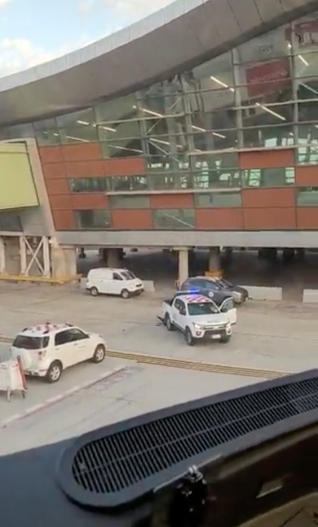 Videos de la balacera en el Aeropuerto Internacional de Chile.