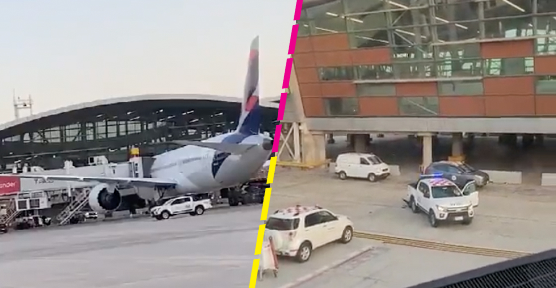 Balacera en el Aeropuerto de Chile.