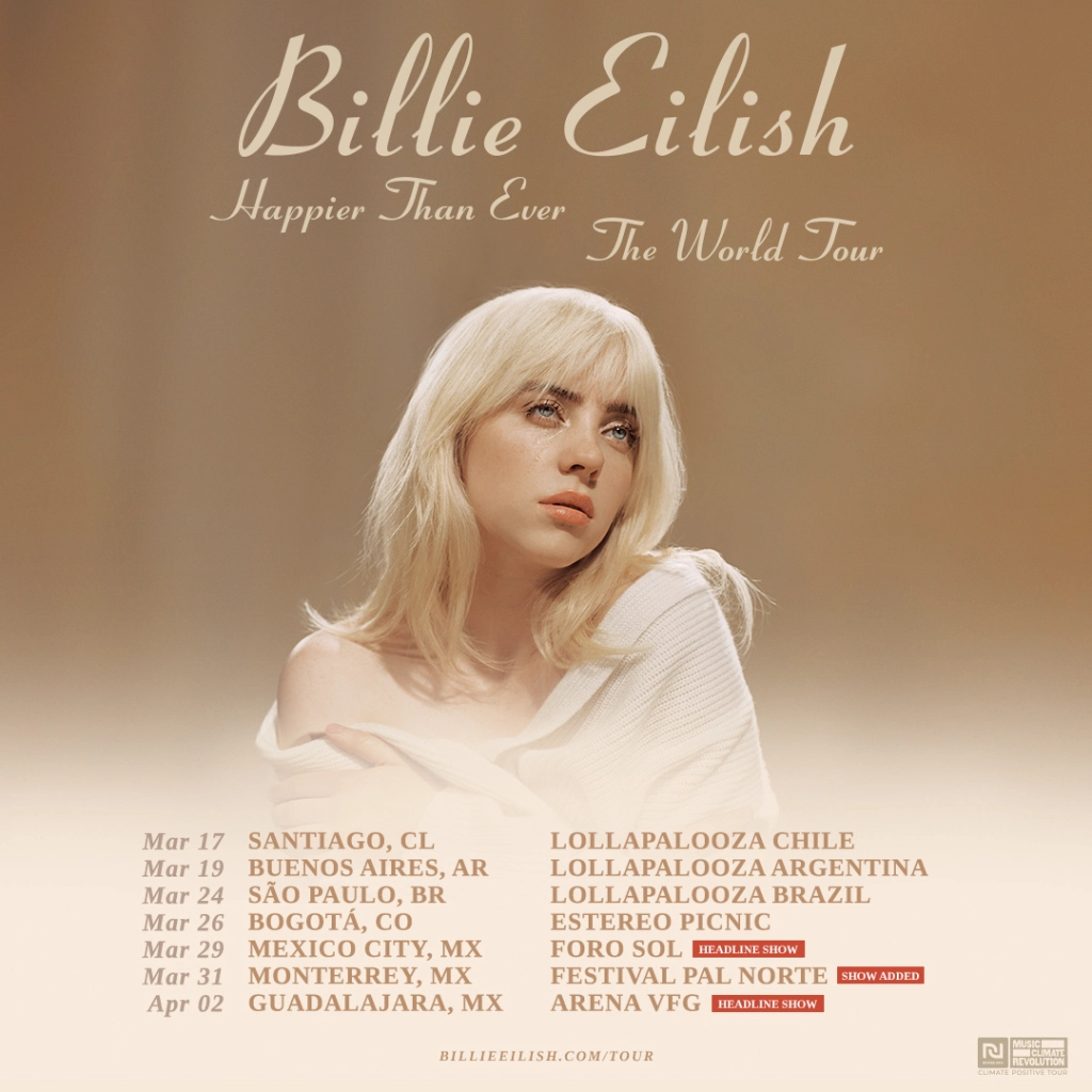 Gira de Latam de Billie Eilish