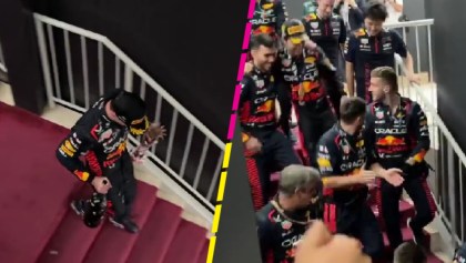Video: Red Bull ‘abandonó’ a Verstappen para celebrar con Checo Pérez en Arabia