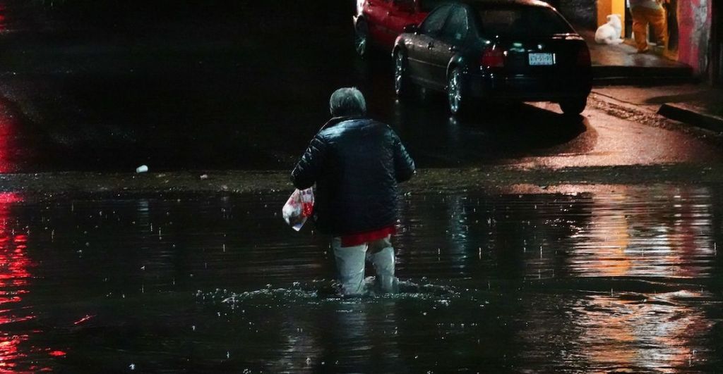 Reportar calles inundadas en CDMX.