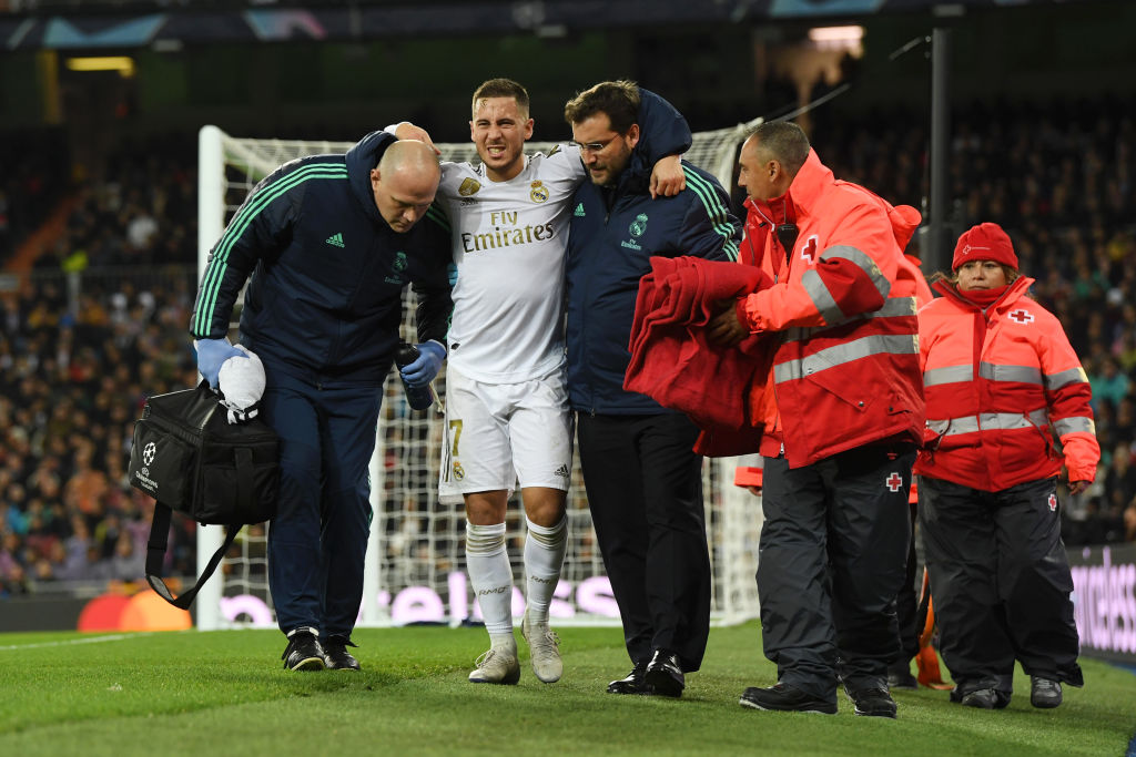 Eden Hazard y sus lesiones en el Real Madrid