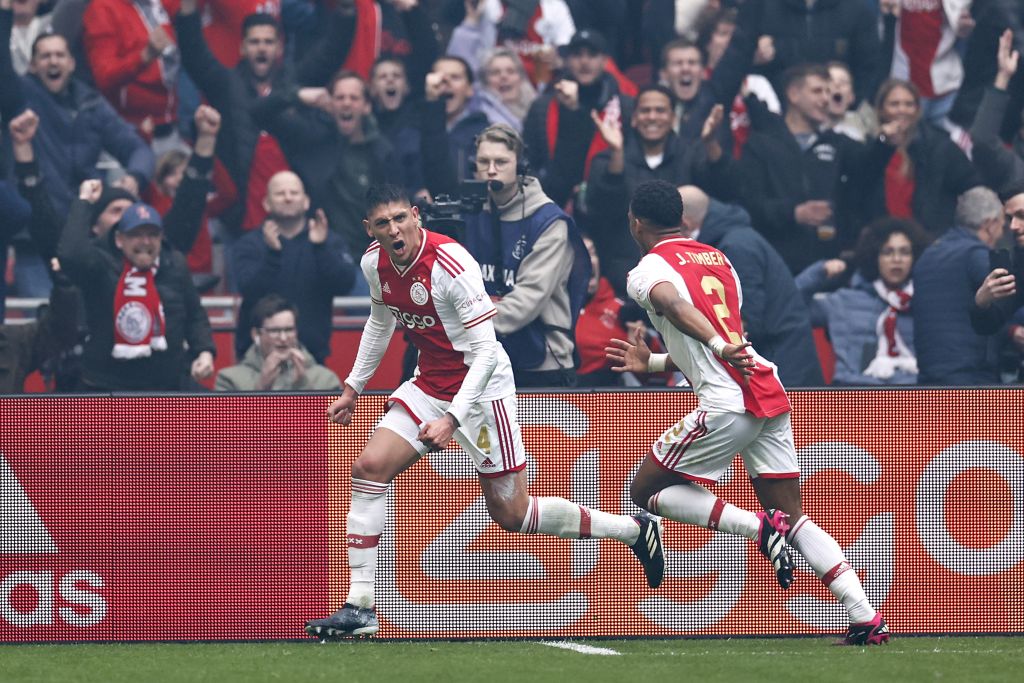 Gol de Edson Álvarez en el Ajax vs Feyenoord