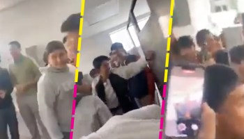 Estudiantes de Bachilleres molestando a compañero con autismo.