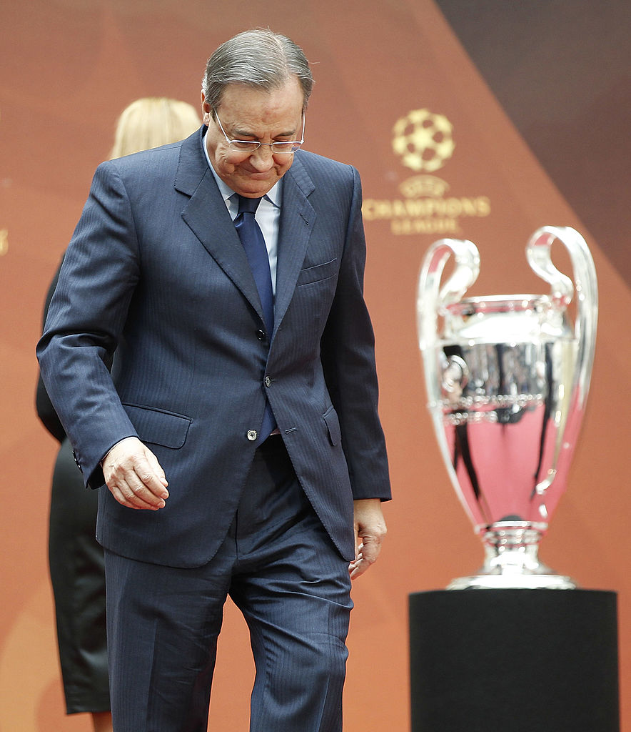Florentino Pérez y la Champions League, habitual en su Real Madrid