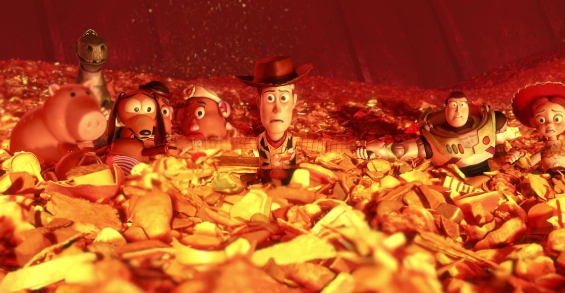 Una escena de la película de Toy Story