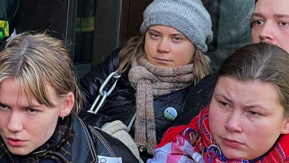 Arrestaron a Greta Thunberg.