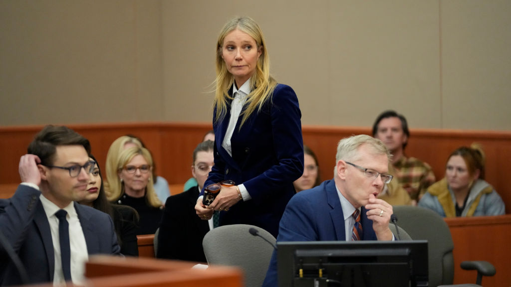 Gwyneth Paltrow durante su juicio 