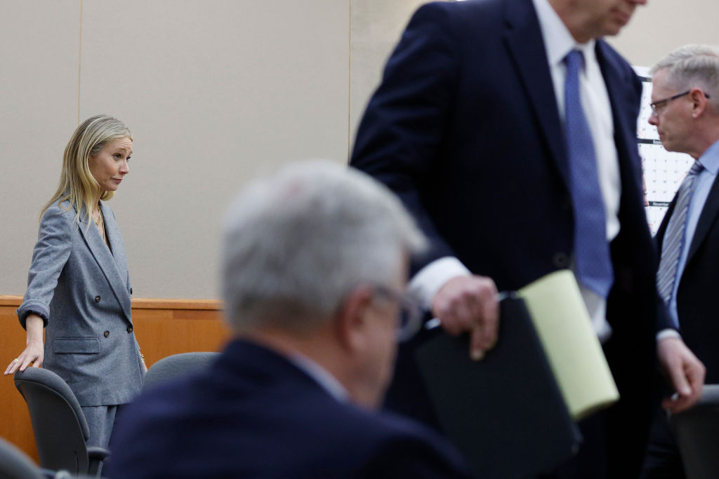 Gwyneth Paltrow durante su juicio 