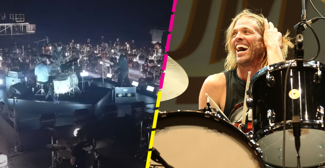 homenaje Taylor hawkins 100 bateristas