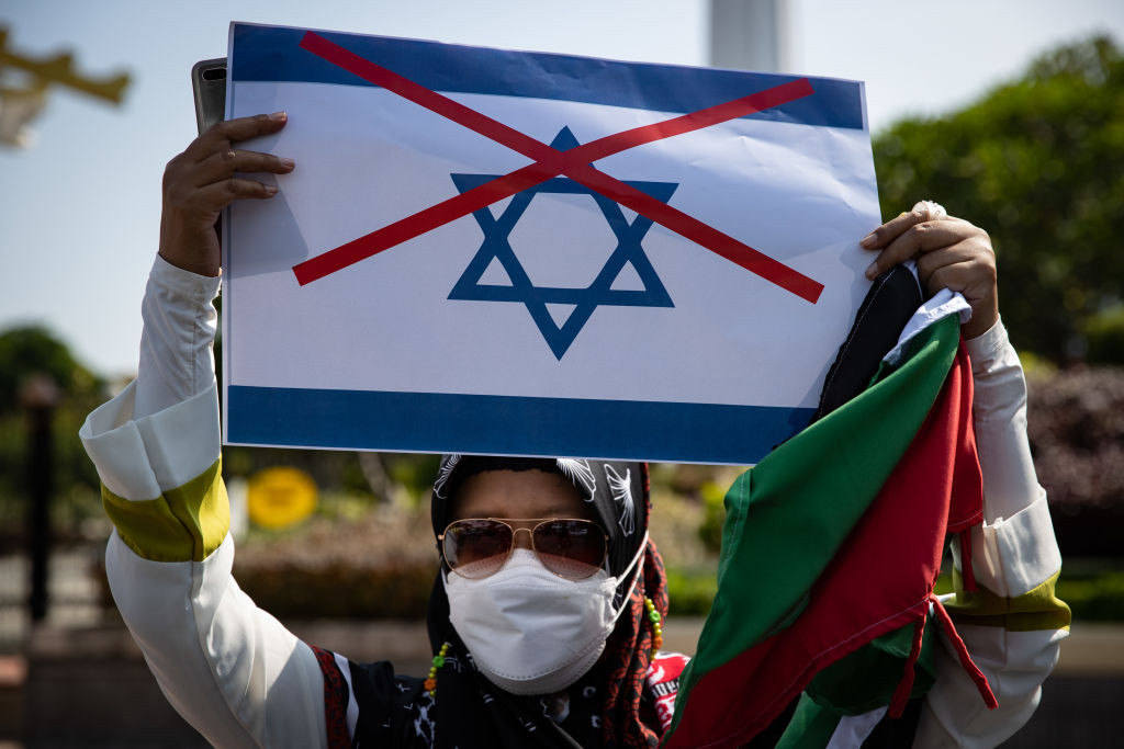 En Indonesia protestan contra Israel