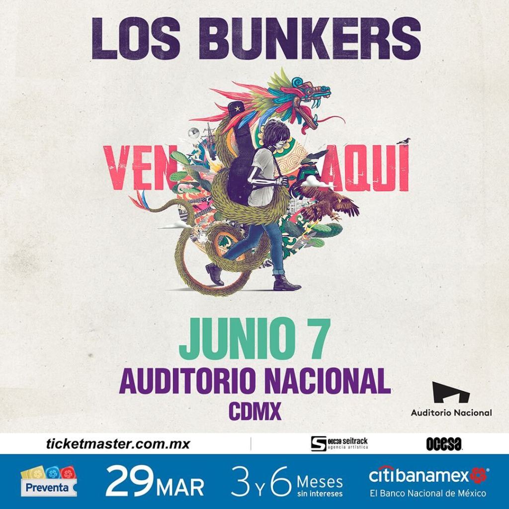 Todos los detalles sobre el concierto de Los Bunkers en el Auditorio Nacional