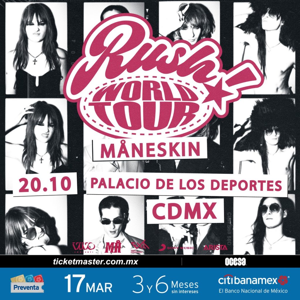 maneskin concierto cdmx 2023