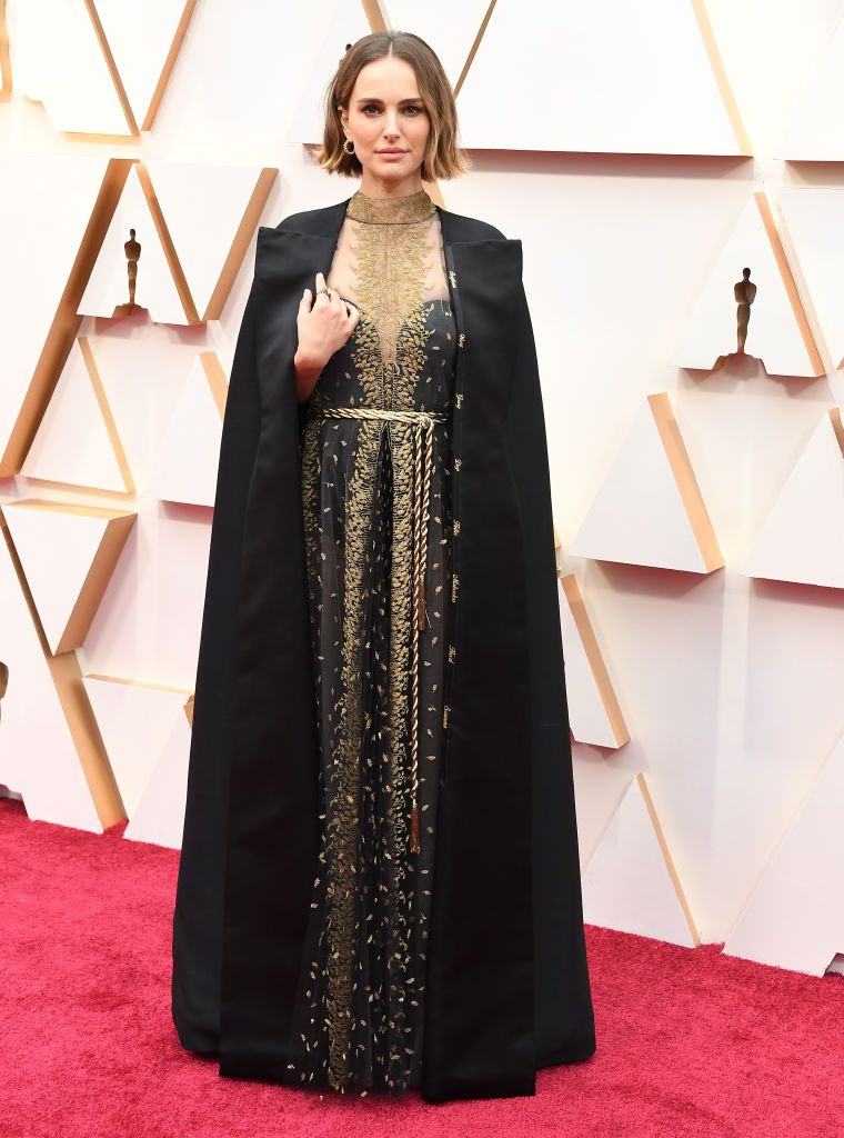Natalie Portman en Dior para los premios Oscar de 2020 