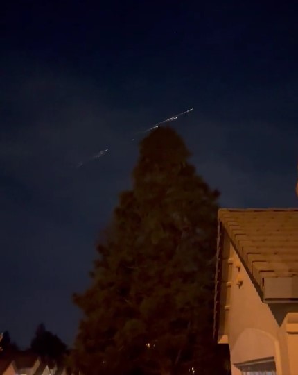 OVNIS: El video de los objetos luminosos vistos en Sacramento
