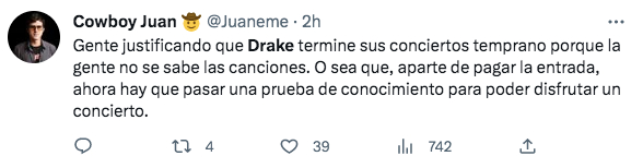 polémica de Drake y Lollapalooza Brasil 2023. 