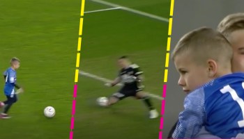 Dejan a un niño anotar gol en su cumpleaños y el portero rival lo evita