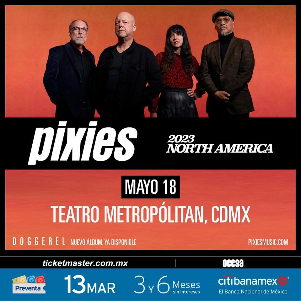 Pixies dará un concierto en la CDMX y acá les contamos los detalles