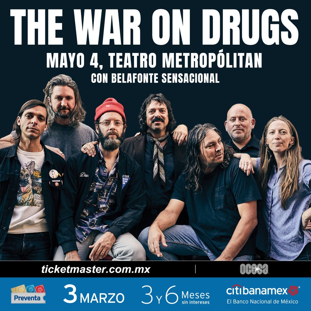 The War on Drugs dará un concierto en la CDMX y acá van los detalles