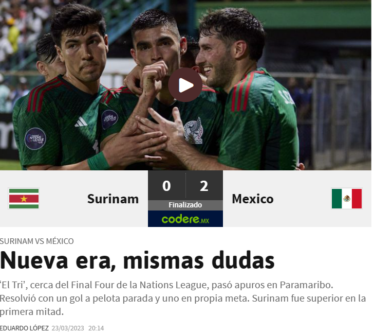 Reacciones de la prensa mexicana